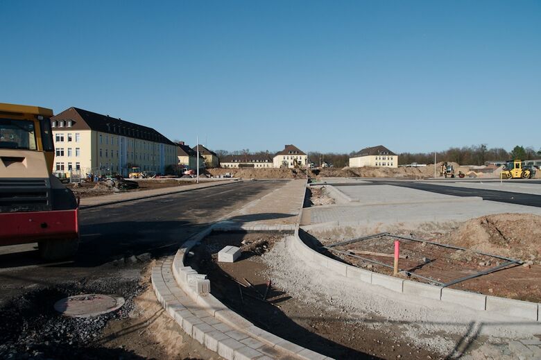 Paracelsuspark im Bau, Februar 2014