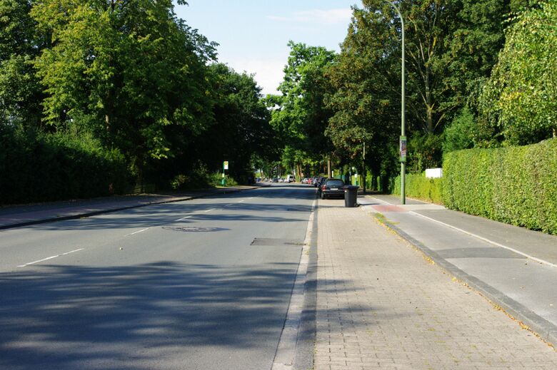 Ludwig-Teleky-Straße Höhe Fasanenstraße Richtung Marker Allee