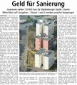 "Geld für Sanierung", Westfälischer Anzeiger, 20. Februar 2010