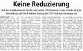 "Keine Reduzierung", Westfälischer Anzeiger, 11. Februar 2010