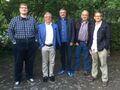 Vorstand bis 2021 (vlnr): Marco Safar (BS), Frank-Thomas Bonnemeyer (2. VS), Thomas Neuhaus (1. VS), Martin Brunsmann (BS), Olaf Disselkötter (SM)