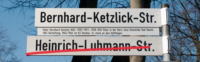 Straßenschild Bernhard-Ketzlick-Straße
