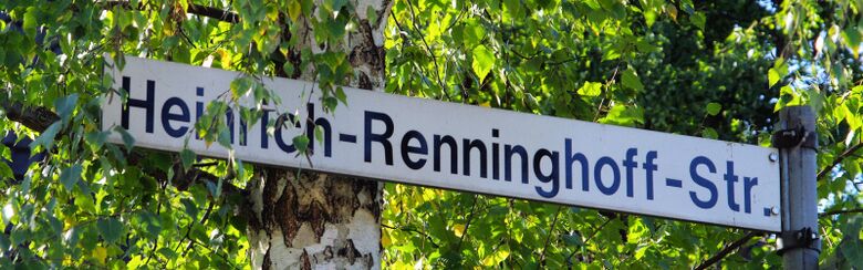 Straßenschild Heinrich-Renninghoff-Straße