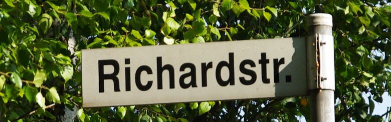 Straßenschild Richardstraße