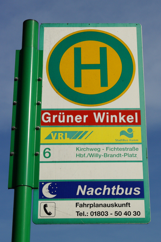 Grüner Winkel (Haltestelle) HammWiki