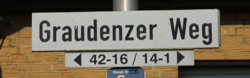 Datei:Strassenschild Graudenzer Weg.jpg