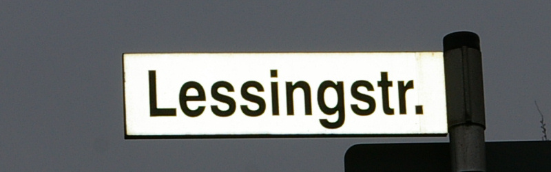 Datei:Strassenschild Lessingstrasse.jpg