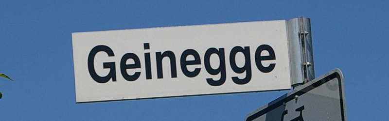 Datei:Strassenschild Geinegge (Straße).jpg