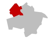 Karte von Hamm, Position von Bockum-Hövel markiert