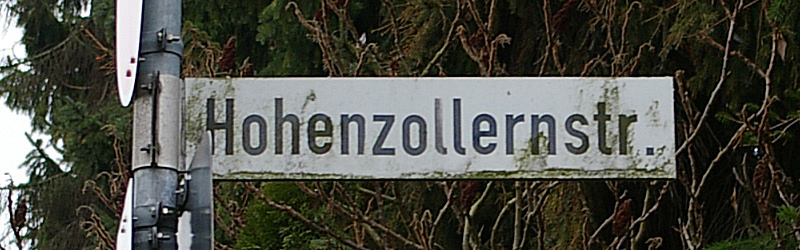Datei:Strassenschild Hohenzollernstrasse.jpg