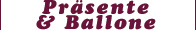 Logo Präsente & Ballone