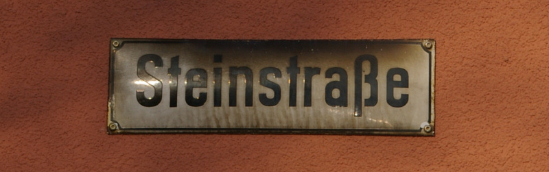 Datei:Strassenschild Steinstrasse.jpg