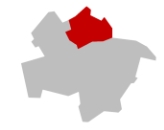 Karte von Hamm, Position von Heessen hervorgehoben