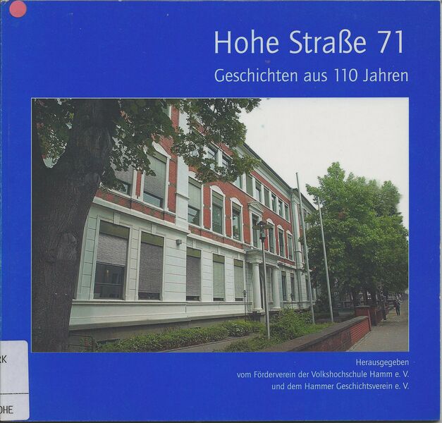 Datei:Hohe Straße 71 (Buchcover).jpg