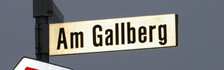 Straßenschild Am Gallberg