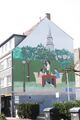 Wandgemälde „Biergarten“ – Martin-Luther-Straße Ecke Sternstraße