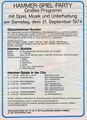 Programm 21.9.1974
