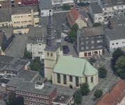 Luftbild Martin-Luther-Virtel mit Lutherkirche