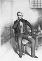 Benedikt Franz Leo Waldeck im Kerker 1849 (zeitgenössische Darstellung)