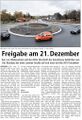 "Freigabe am 21. Dezember", Westfälischer Anzeiger, 5. November 2009