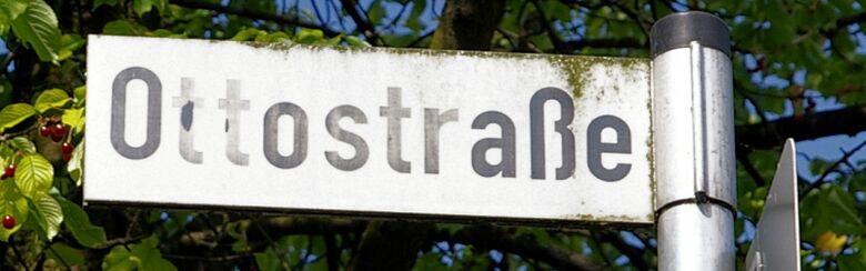 Straßenschild Ottostraße