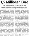 Westfälischer Anzeiger, 22. Juli 2009