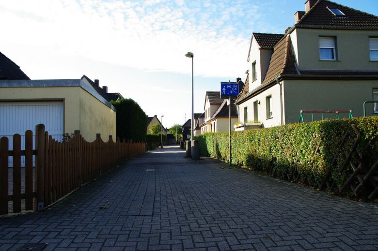 Roggenkampweg von der Juffernbuschstraße Richtung Seelhofstraße