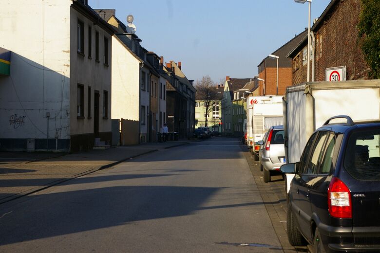 Hobreckerstraße von der Otto-Brenner-Straße aus