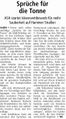 Westfälischer Anzeiger, 6. Oktober 2010