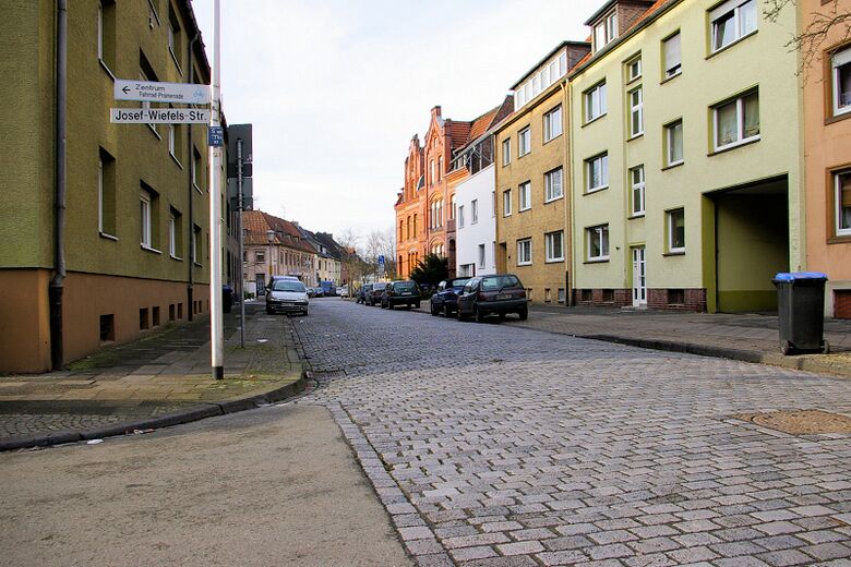 Kentroper Weg Ecke Josef-Wiefels-Straße Richtung Ostenallee