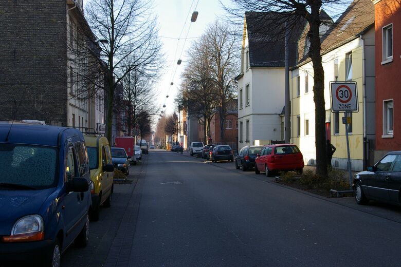 Lange Straße von der Wilhelmstraße aus