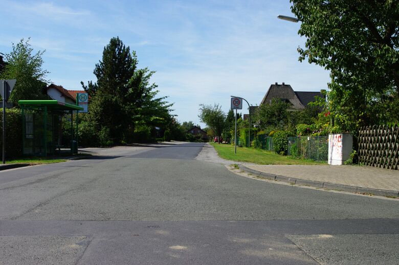 Doenchstraße von der Weetfelder Straße aus