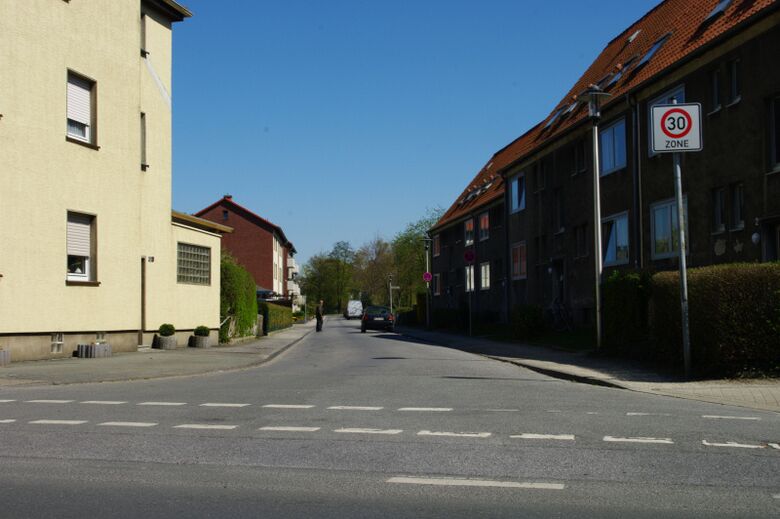 Cardijnstraße von der Ahlener Straße aus