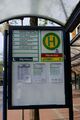 Altes Haltestellenschild
