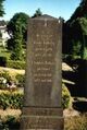 1885/86: Grabmal der Eheleute Franz Borberg 2001