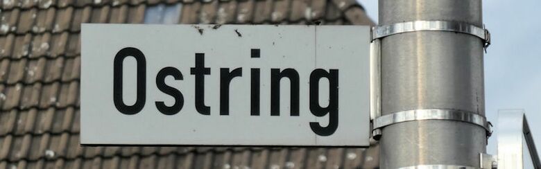 Straßenschild Ostring (Straße)