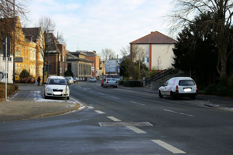 Bismarckstraße Ecke Sedanstraße Richtung Goethestraße
