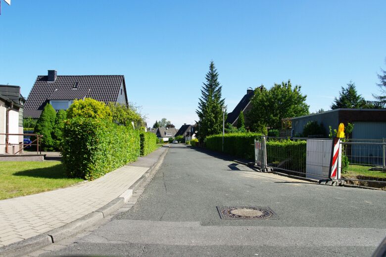 Marsstraße von der Plutostraße aus