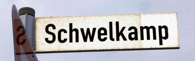 Straßenschild Schwelkamp