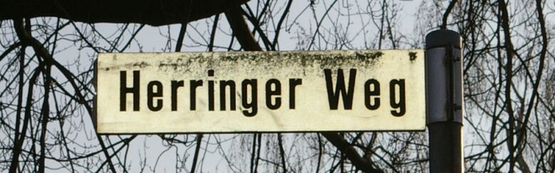 Straßenschild Herringer Weg
