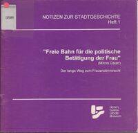 Freie Bahn für die politische Betätigung der Frau (Cover)