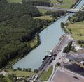 Ende des Kanals am Kraftwerk Westfalen