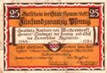 1921: 25 Pfennig (RS)