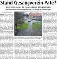 "Stand Gesangverein Pate?", Westfälischer Anzeiger, 10. Dezember 2009