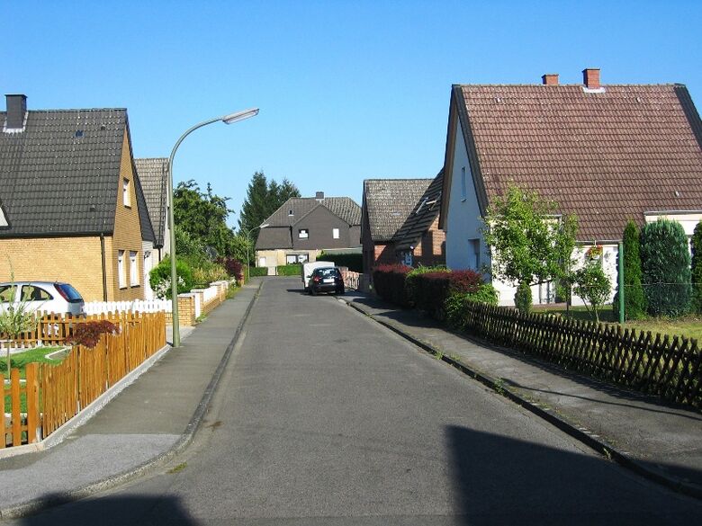 Bückeburger Straße von der Elsässer Straße aus