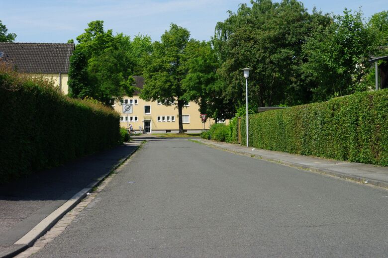 Gellertstraße von der Immanuel-Kant-Straße Richtung Amtsstraße