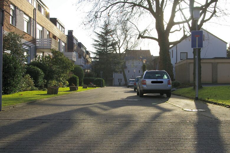 Hagedornweg von der Stiftstraße aus