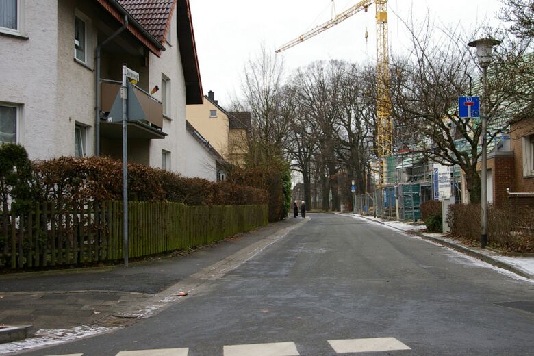 Dänenweg vom Vorsterhauser Weg aus