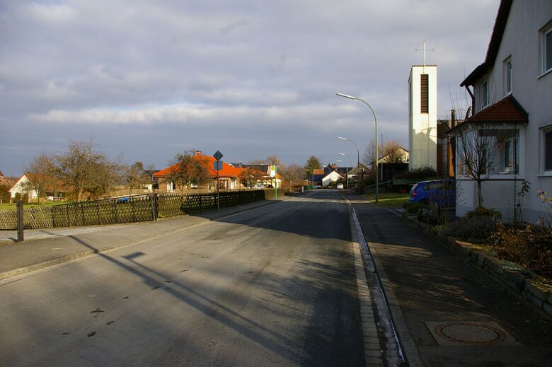 Scheidinger Straße von der Sönnernstraße Richtung Welver - Scheidingen