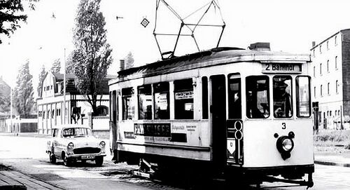 Straßenbahn 1958